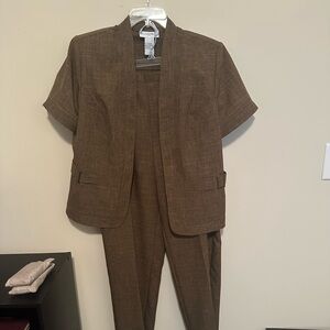 Classic Brown Women’s Suit Set